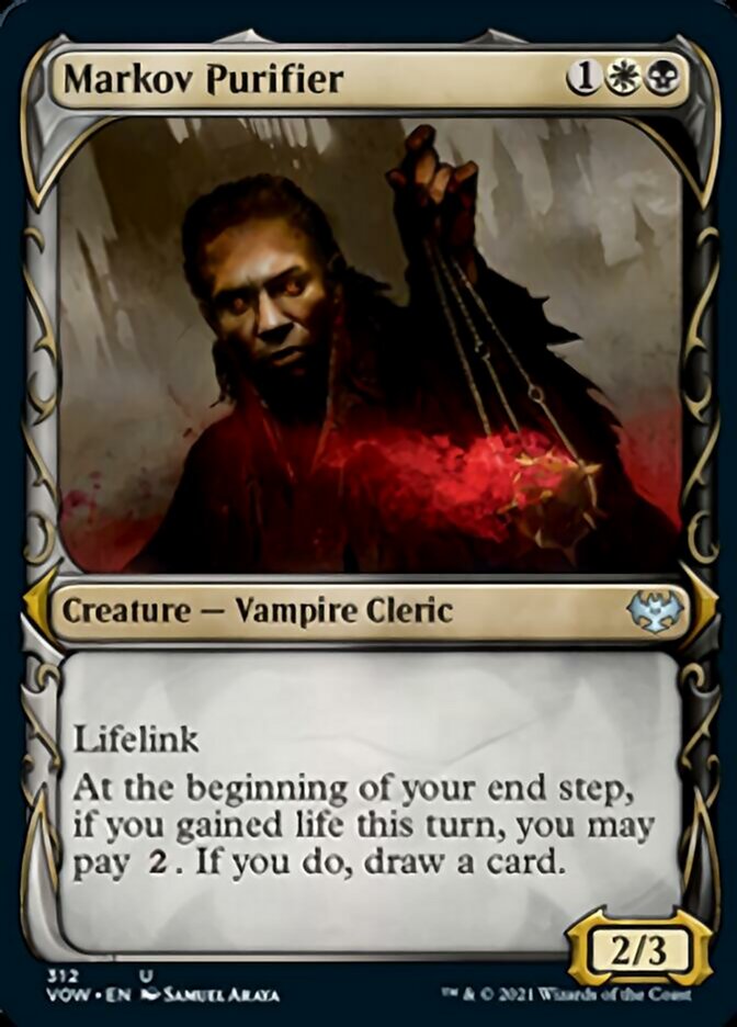 Markov Purifier (Showcase Fang Frame) [Innistrad: Crimson Vow] | Pegasus Games WI