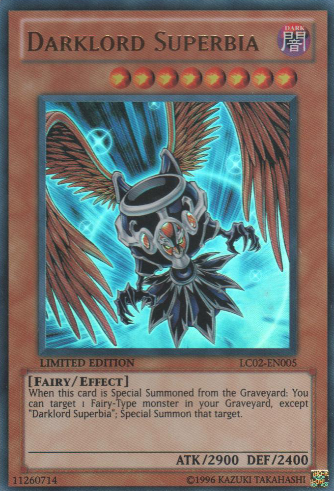 Darklord Superbia [LC02-EN005] Ultra Rare | Pegasus Games WI