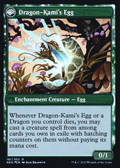 The Dragon-Kami Reborn // Dragon-Kami's Egg [Kamigawa: Neon Dynasty Prerelease Promos] | Pegasus Games WI