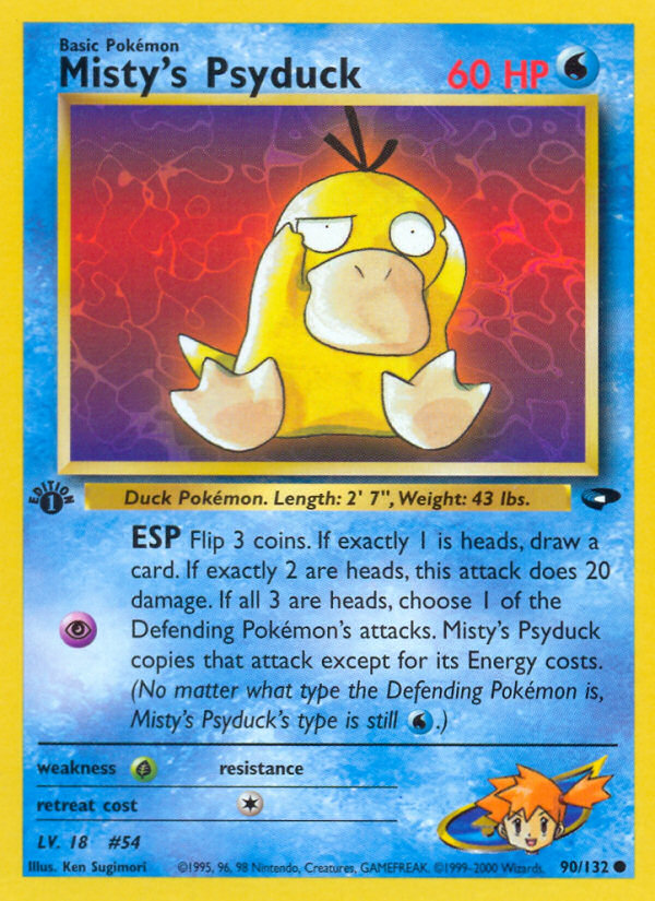 Misty's Psyduck (90/132) [Gym Challenge 1st Edition] | Pegasus Games WI