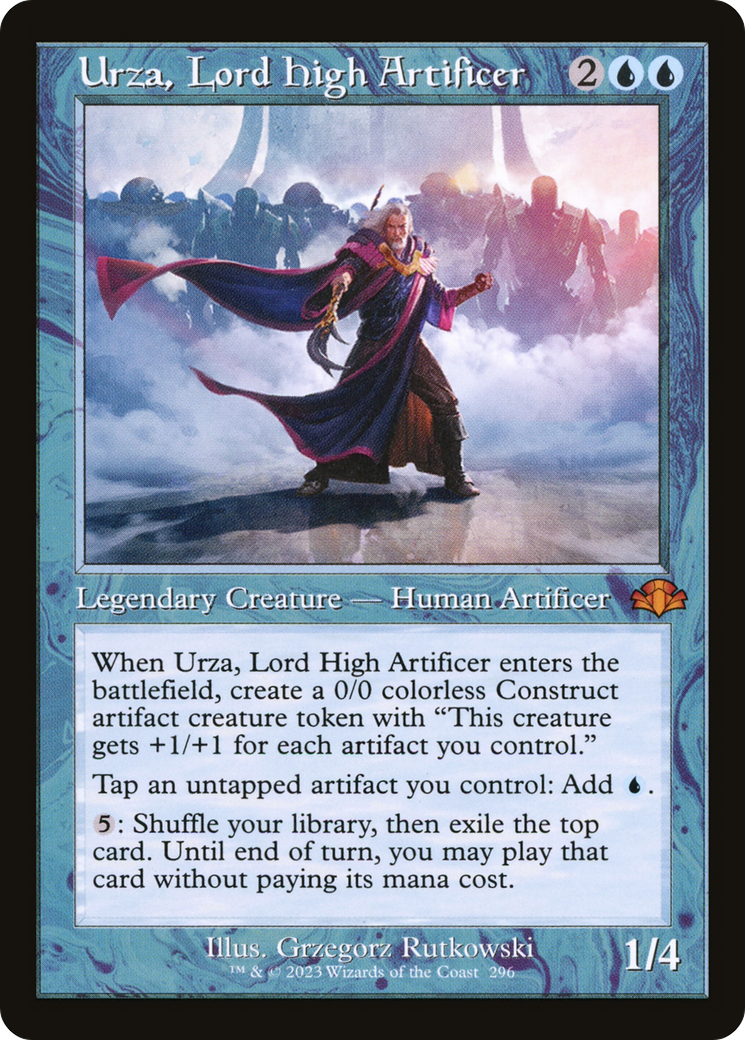 Urza, Lord High Artificer (Retro) [Dominaria Remastered] | Pegasus Games WI