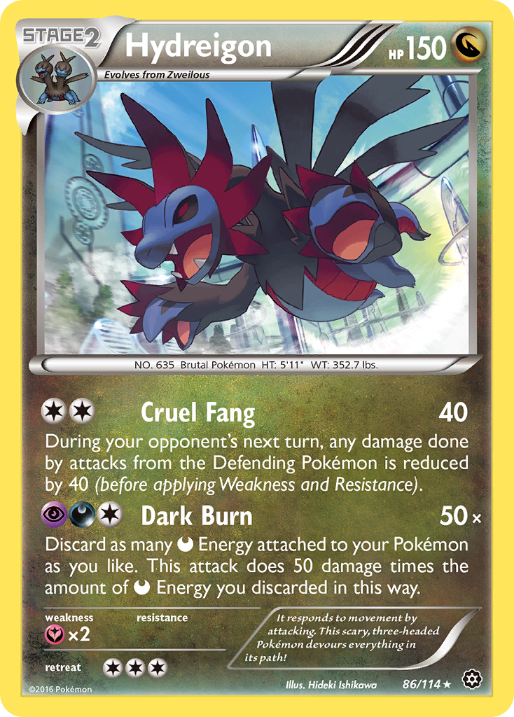 Hydreigon (86/114) [XY: Steam Siege] | Pegasus Games WI