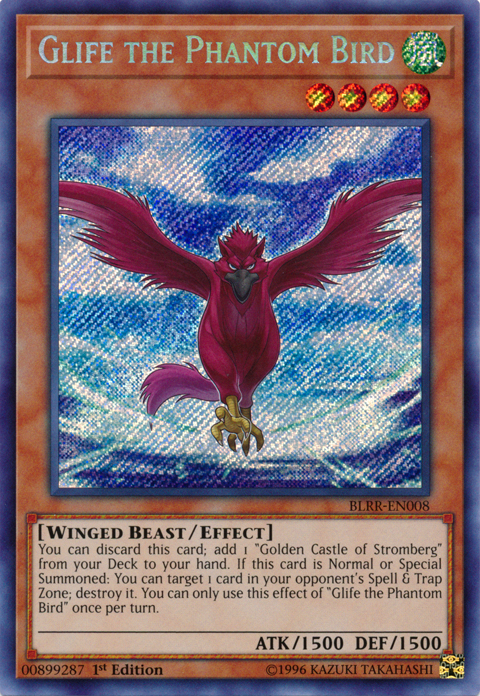 Glife the Phantom Bird [BLRR-EN008] Secret Rare | Pegasus Games WI