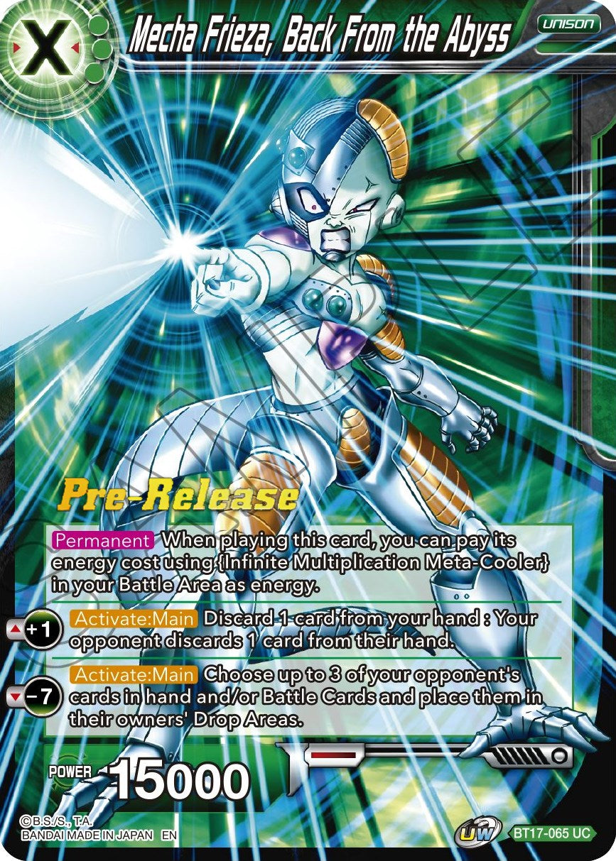 Mecha Frieza, Back From the Abyss (BT17-065) [Ultimate Squad Prerelease Promos] | Pegasus Games WI