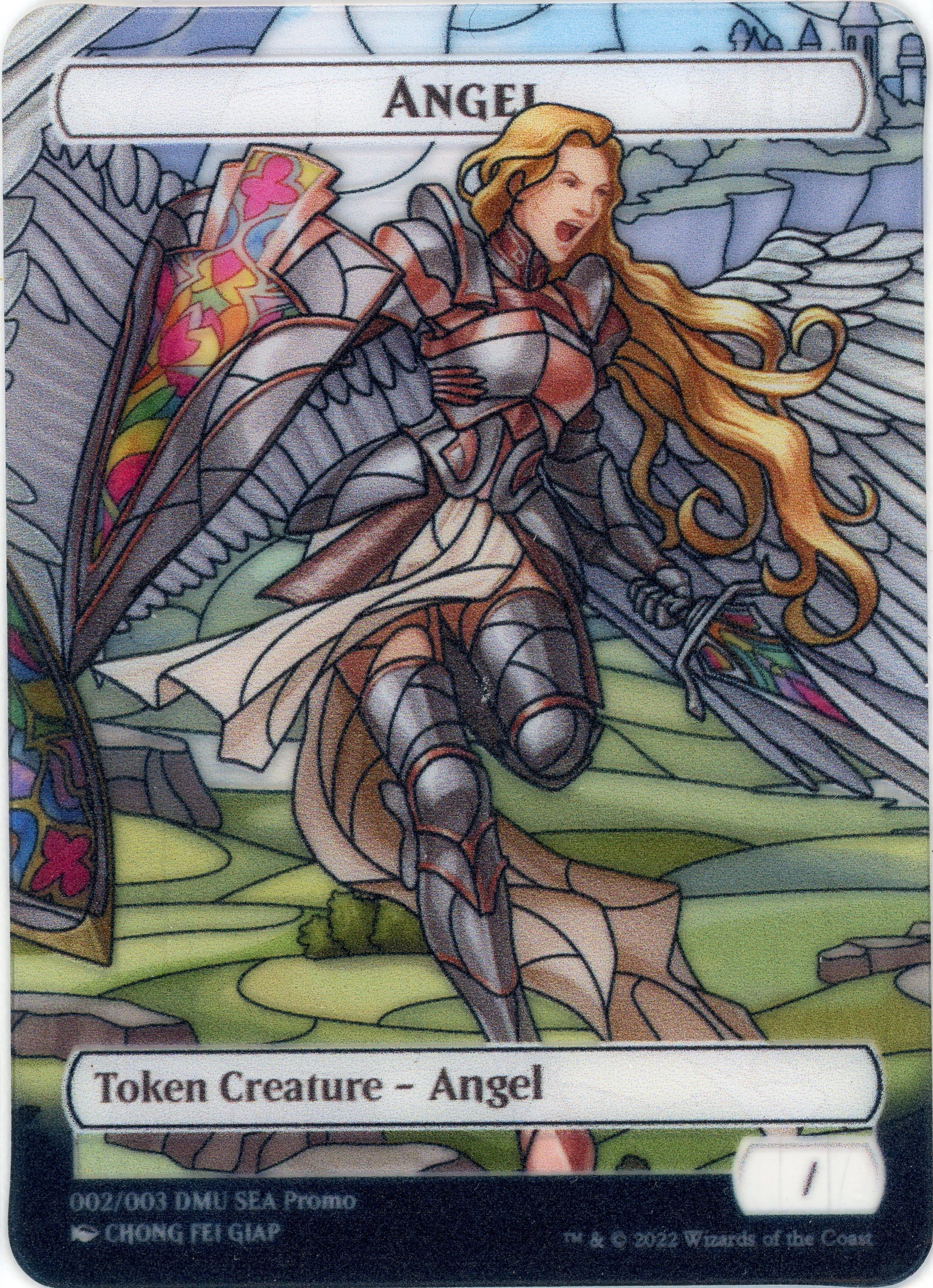 Angel Token (SEA Exclusive) [Dominaria United Tokens] | Pegasus Games WI