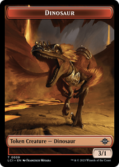 Treasure (0002) // Dinosaur (0009) Double-Sided Token [Jurassic World Collection Tokens] | Pegasus Games WI