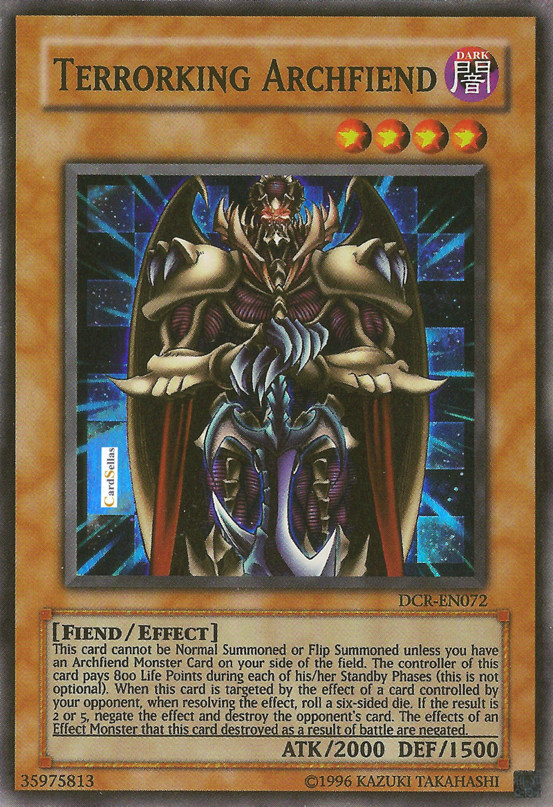 Terrorking Archfiend [DCR-EN072] Super Rare | Pegasus Games WI