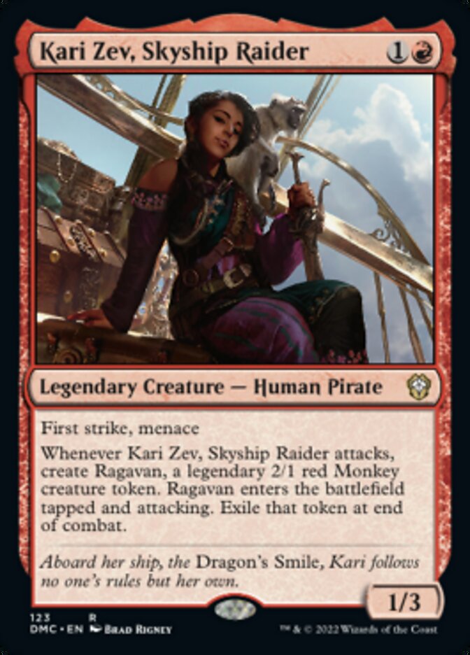 Kari Zev, Skyship Raider [Dominaria United Commander] | Pegasus Games WI