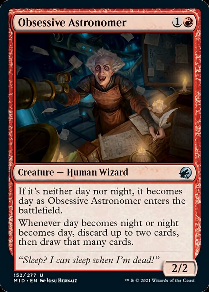 Obsessive Astronomer [Innistrad: Midnight Hunt] | Pegasus Games WI