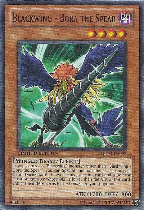 Blackwing - Bora the Spear [GLD3-EN022] Common | Pegasus Games WI