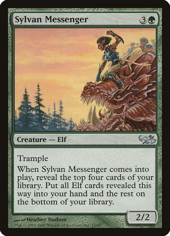 Sylvan Messenger [Duel Decks: Elves vs. Goblins] | Pegasus Games WI