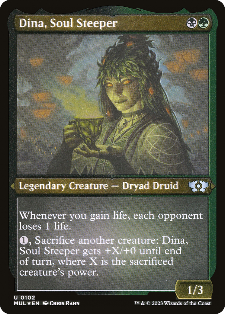 Dina, Soul Steeper (Foil Etched) [Multiverse Legends] | Pegasus Games WI