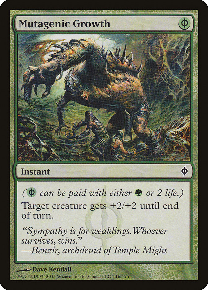 Mutagenic Growth [New Phyrexia] | Pegasus Games WI