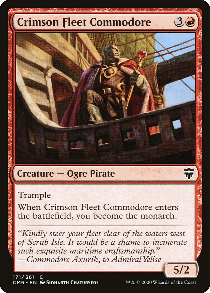 Crimson Fleet Commodore [Commander Legends] | Pegasus Games WI