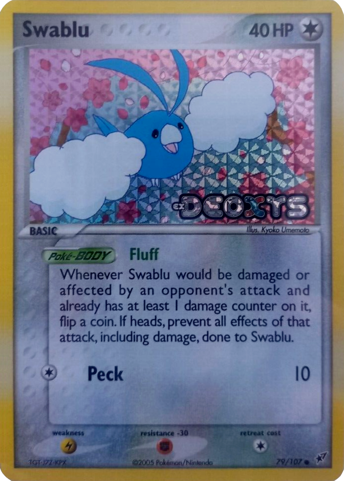 Swablu (79/107) (Stamped) [EX: Deoxys] | Pegasus Games WI