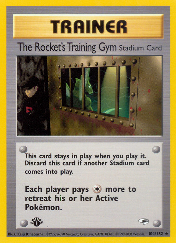 The Rocket's Training Gym (104/132) [Gym Heroes 1st Edition] | Pegasus Games WI