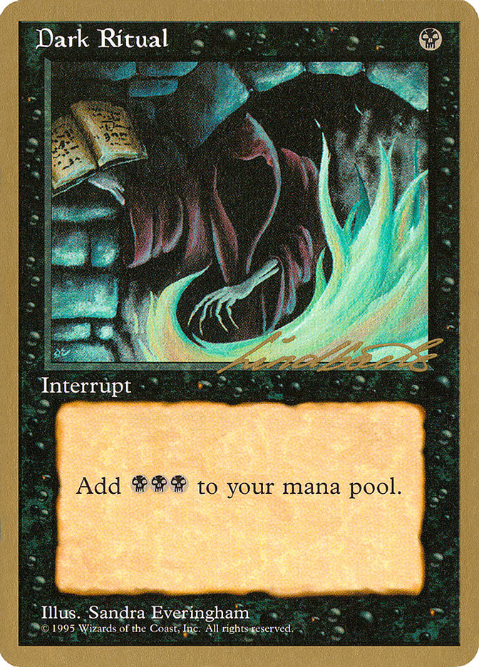 Dark Ritual (Leon Lindback) [Pro Tour Collector Set] | Pegasus Games WI