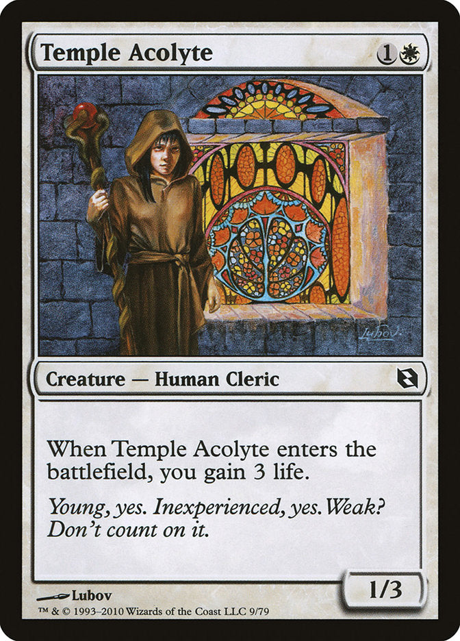Temple Acolyte [Duel Decks: Elspeth vs. Tezzeret] | Pegasus Games WI