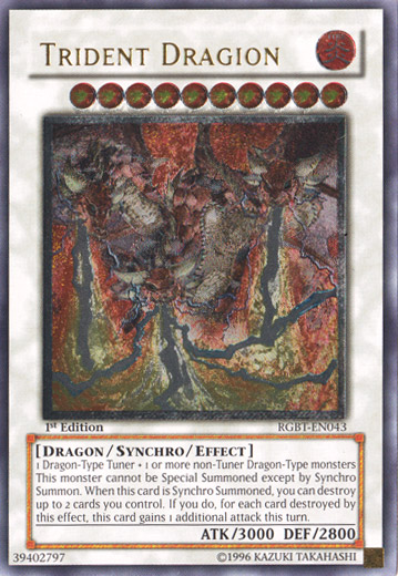 Trident Dragion (UTR) [RGBT-EN043] Ultimate Rare | Pegasus Games WI