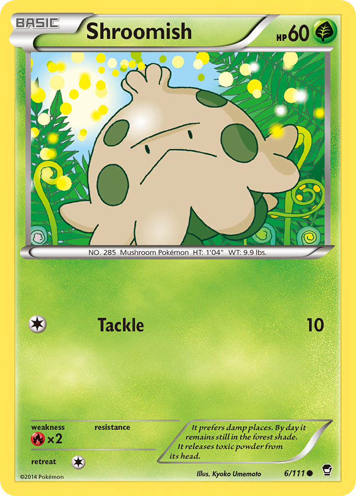 Shroomish (6/111) [XY: Furious Fists] | Pegasus Games WI