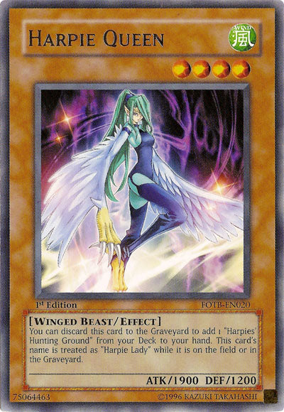 Harpie Queen [FOTB-EN020] Rare | Pegasus Games WI