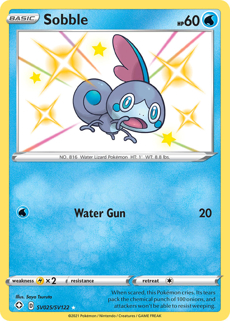 Sobble (SV025/SV122) [Sword & Shield: Shining Fates] | Pegasus Games WI