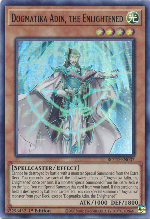 Dogmatika Adin, the Enlightened [ROTD-EN007] Super Rare | Pegasus Games WI