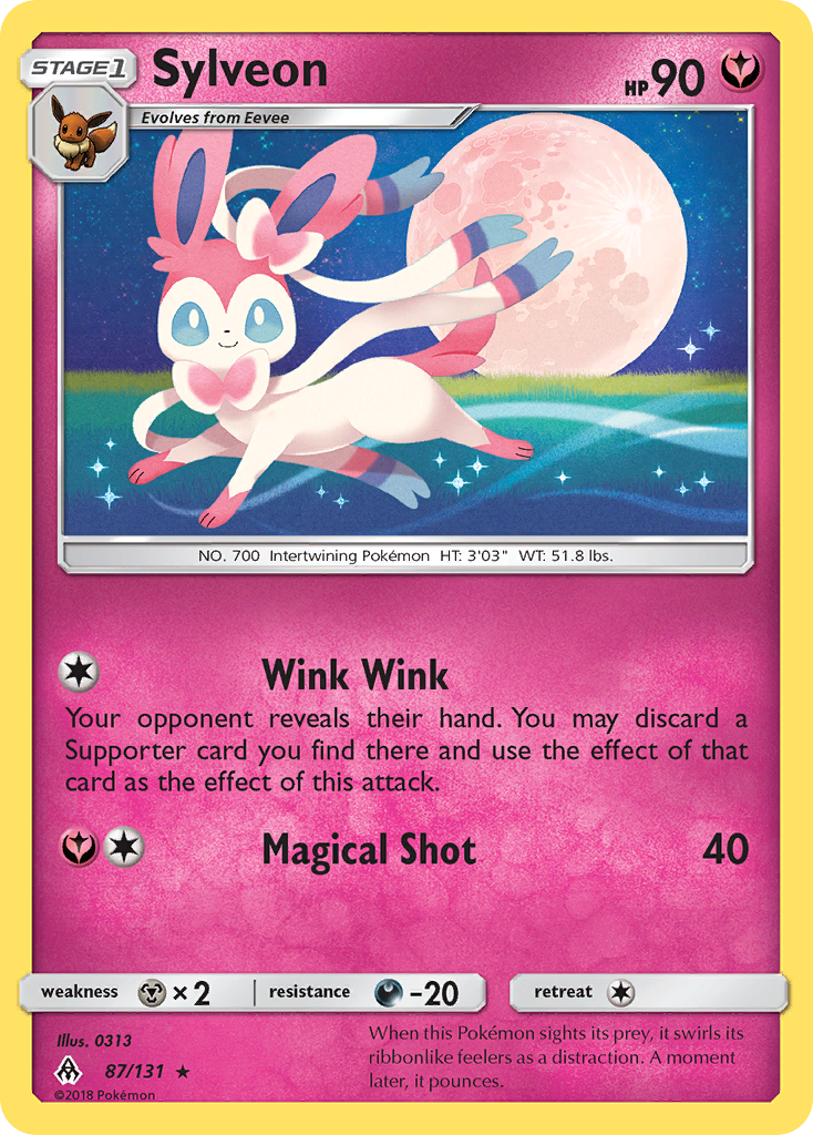 Sylveon (87/131) [Sun & Moon: Forbidden Light] | Pegasus Games WI