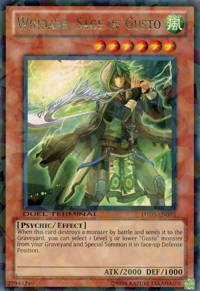 Windaar, Sage of Gusto [DT05-EN075] Rare | Pegasus Games WI