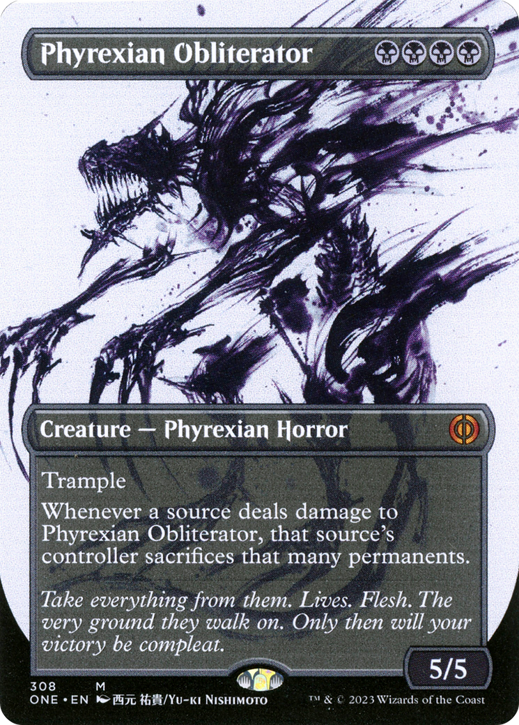 Phyrexian Obliterator (Borderless Ichor) [Phyrexia: All Will Be One] | Pegasus Games WI