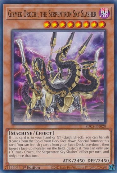Gizmek Orochi, the Serpentron Sky Slasher [SDCS-EN020] Common | Pegasus Games WI