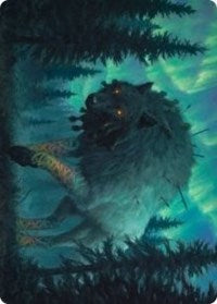 Sarulf, Realm Eater Art Card [Kaldheim Art Series] | Pegasus Games WI