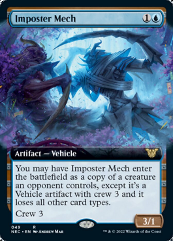 Imposter Mech (Extended Art) [Kamigawa: Neon Dynasty Commander] | Pegasus Games WI