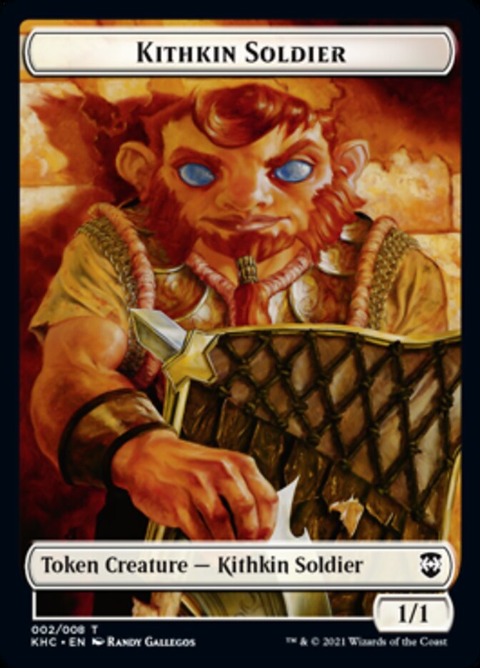 Kithkin Soldier Token [Kaldheim Commander Tokens] | Pegasus Games WI