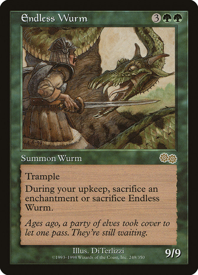 Endless Wurm [Urza's Saga] | Pegasus Games WI
