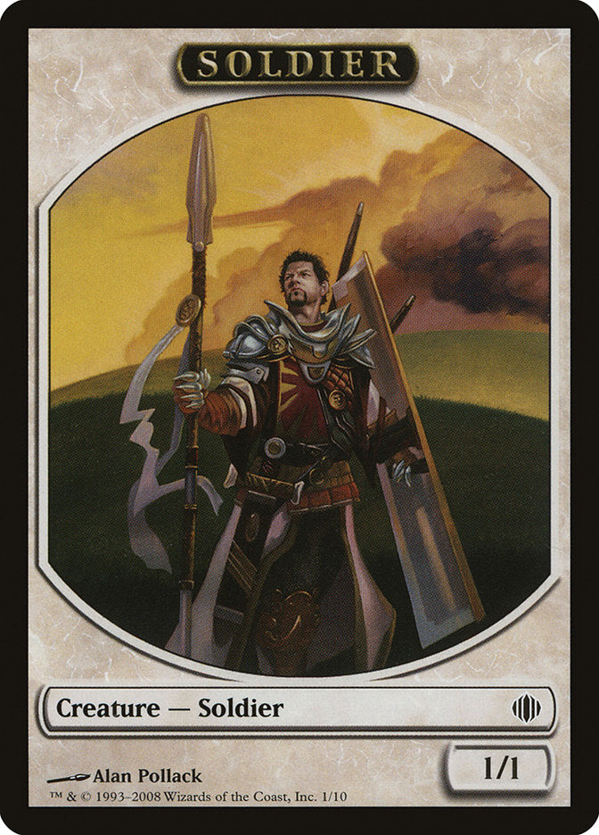 Soldier Token [Shards of Alara Tokens] | Pegasus Games WI