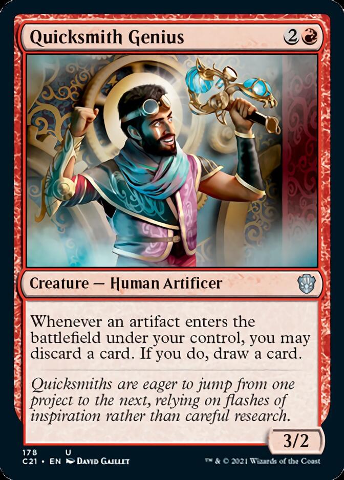 Quicksmith Genius [Commander 2021] | Pegasus Games WI