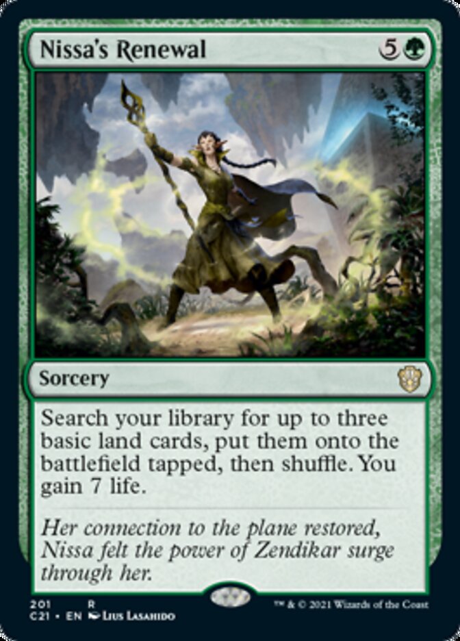 Nissa's Renewal [Commander 2021] | Pegasus Games WI