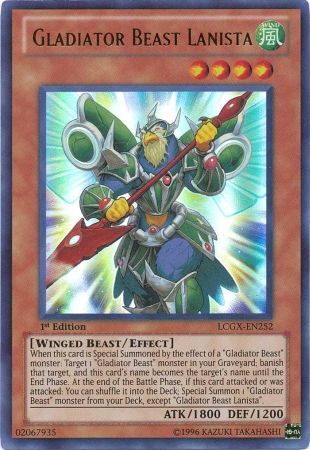 Gladiator Beast Lanista [LCGX-EN252] Ultra Rare | Pegasus Games WI