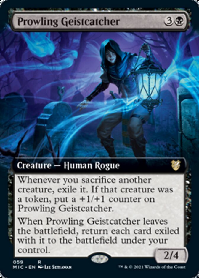 Prowling Geistcatcher (Extended Art) [Innistrad: Midnight Hunt Commander] | Pegasus Games WI