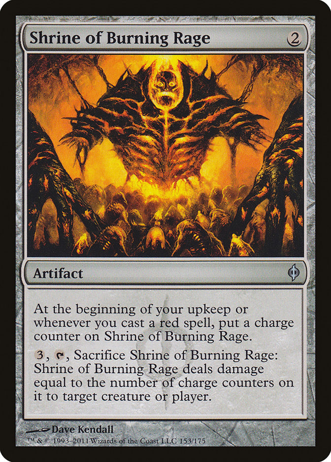 Shrine of Burning Rage [New Phyrexia] | Pegasus Games WI