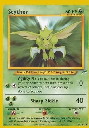 Scyther (55/105) [Neo Destiny Unlimited] | Pegasus Games WI