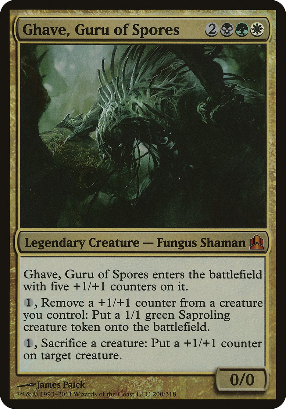 Ghave, Guru of Spores (Oversized) [Commander 2011 Oversized] | Pegasus Games WI