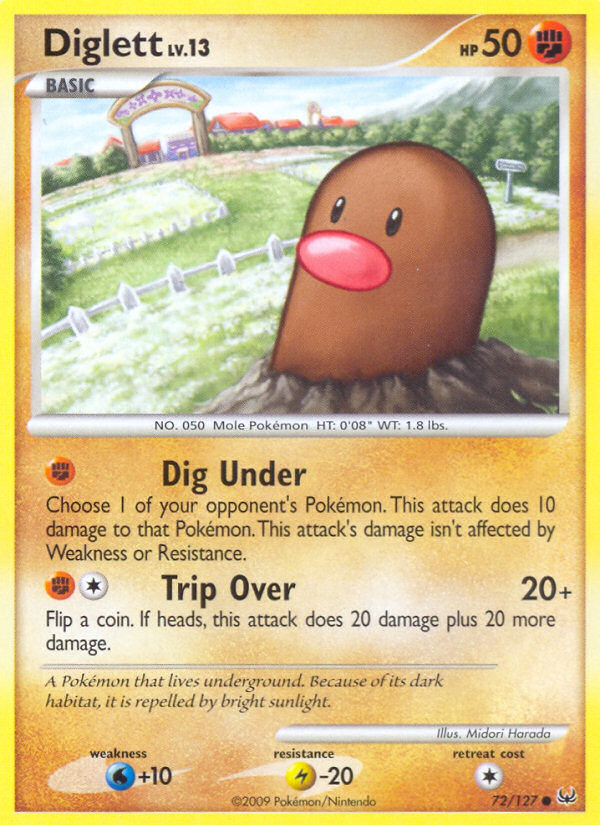 Diglett (72/127) [Platinum: Base Set] | Pegasus Games WI