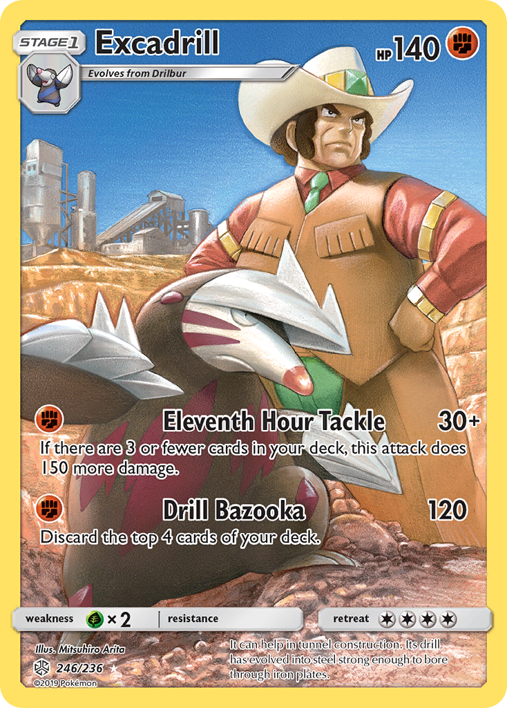 Excadrill (246/236) [Sun & Moon: Cosmic Eclipse] | Pegasus Games WI