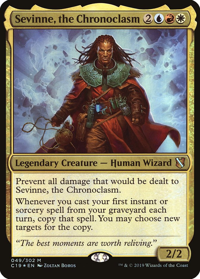 Sevinne, the Chronoclasm (Oversized) [Commander 2019 Oversized] | Pegasus Games WI