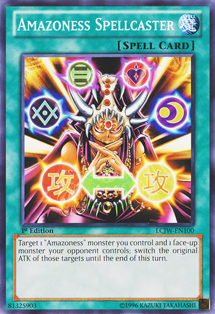 Amazoness Spellcaster [LCJW-EN100] Common | Pegasus Games WI