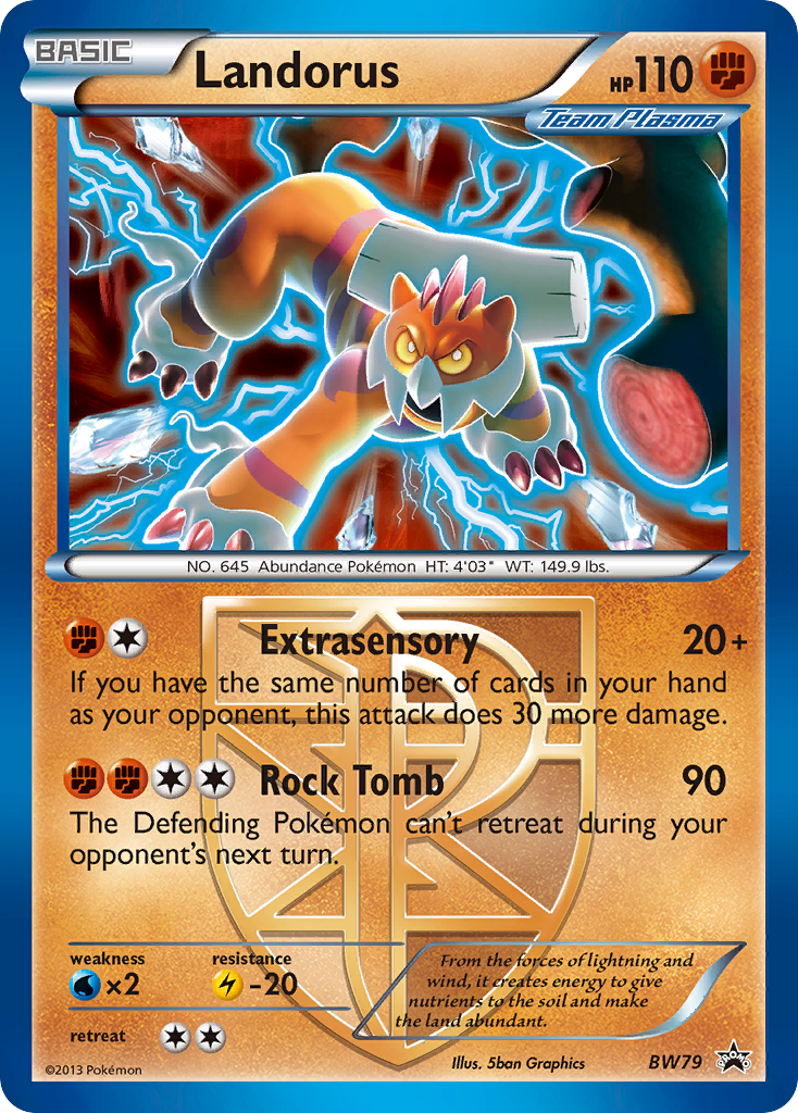 Landorus (BW79) (Team Plasma) [Black & White: Black Star Promos] | Pegasus Games WI