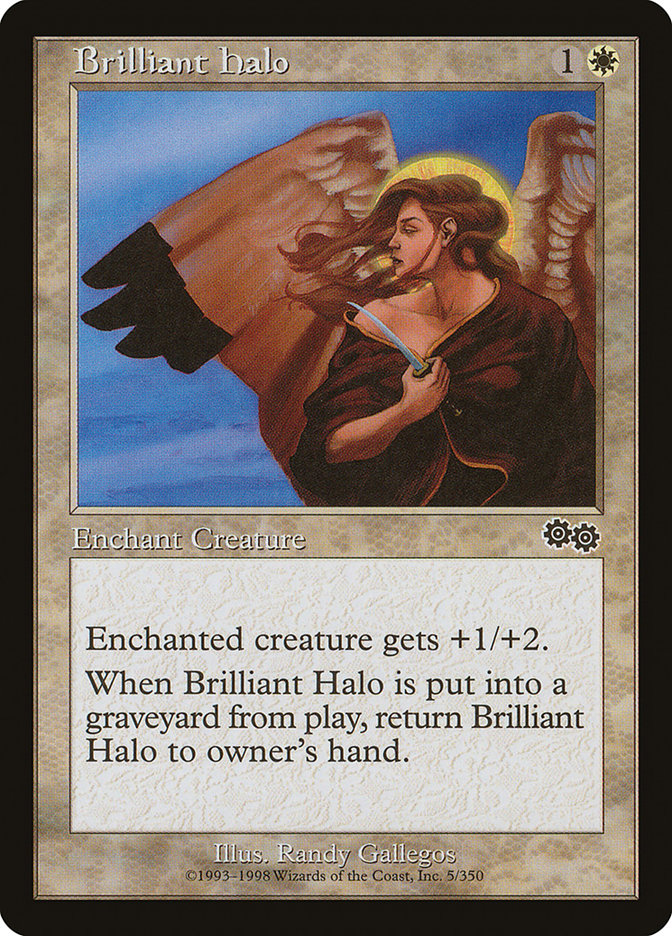 Brilliant Halo [Urza's Saga] | Pegasus Games WI