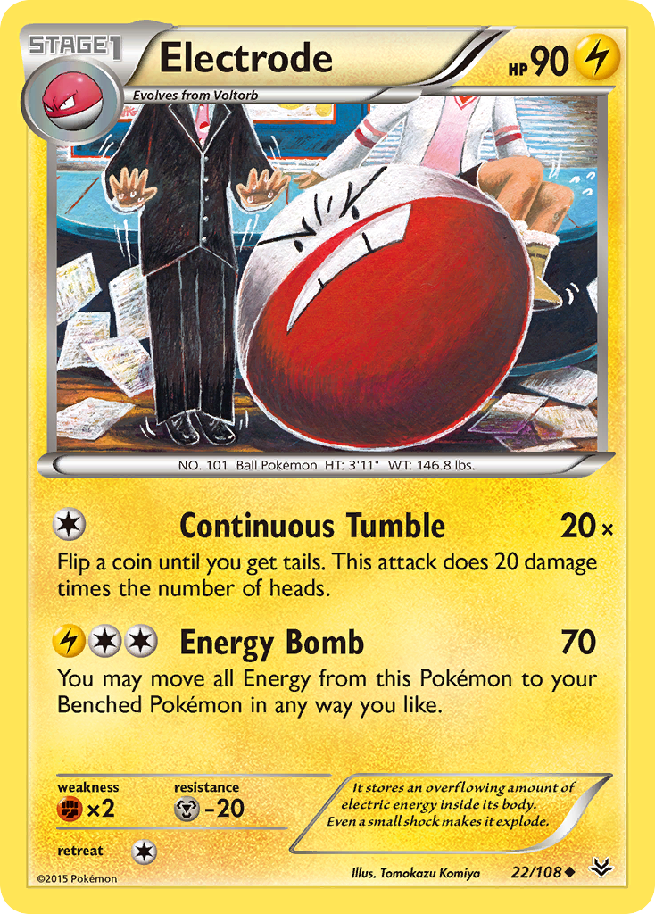 Electrode (22/108) [XY: Roaring Skies] | Pegasus Games WI